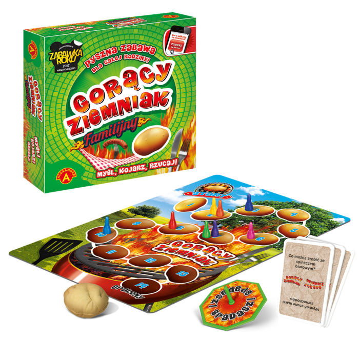 Gorący Ziemniak Familijny – plansza i elementy gry