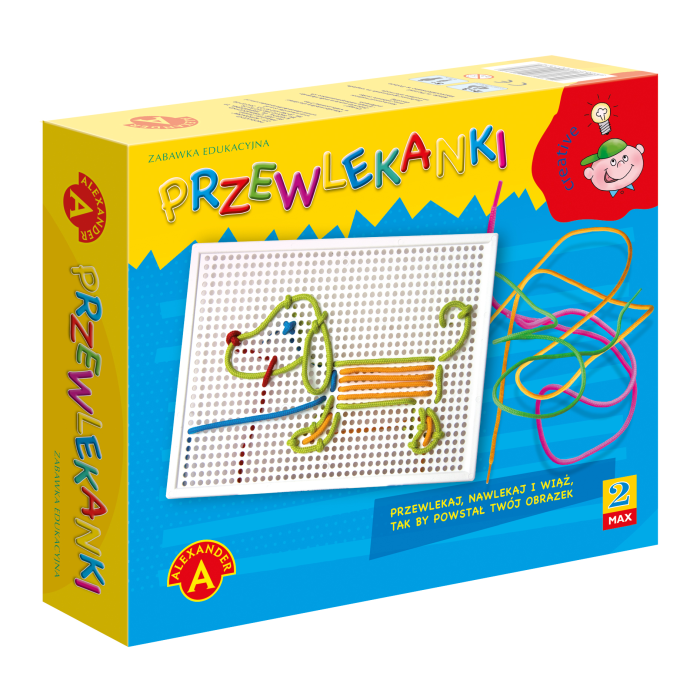 Przewlekanki Big Alexander – zestaw edukacyjny dla dzieci.
