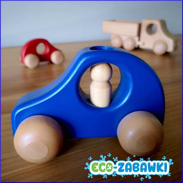 auto ekologiczne niebieskie