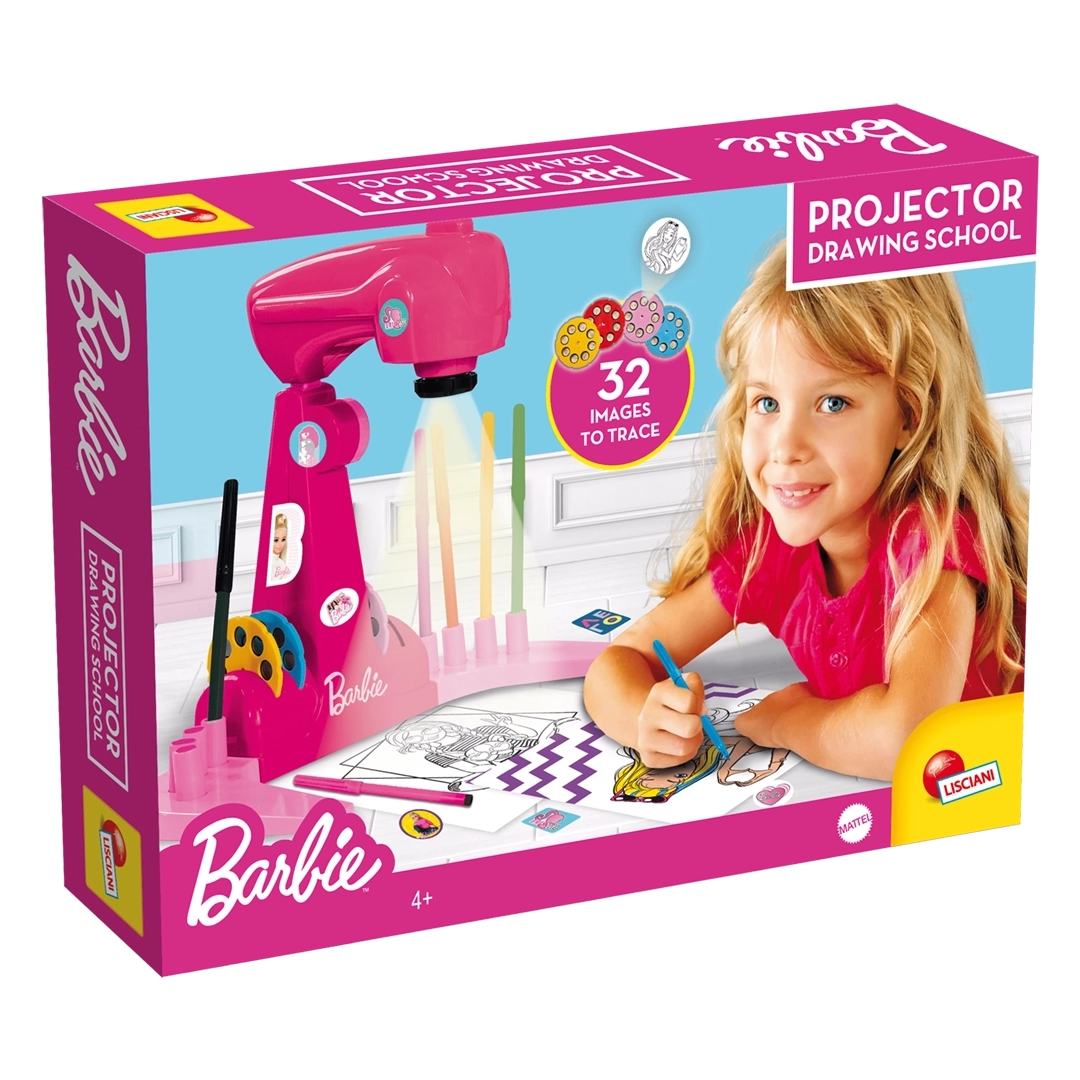 Barbie szkoła rysowania z projektorem