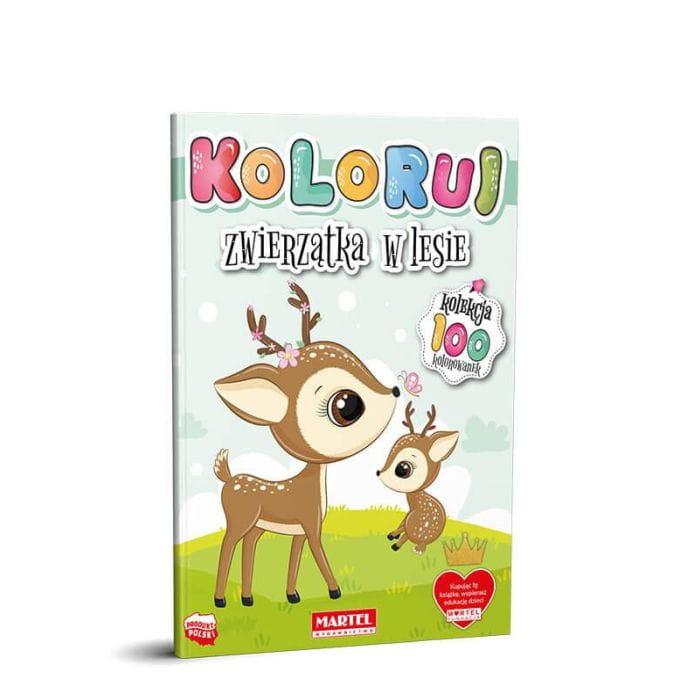 Zwierzątka w lesie kolorowanka