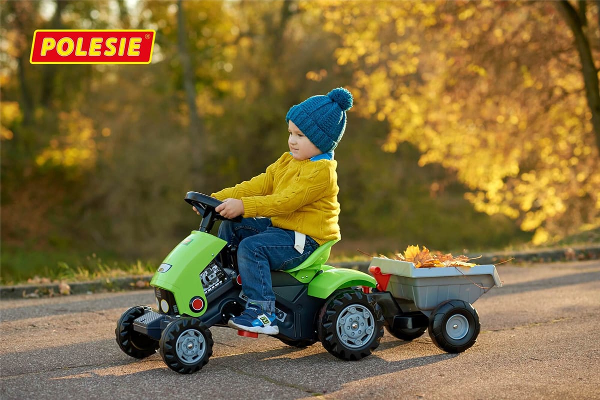 Traktor-jeździk na pedały Turbo-2 Polesie Eco-Zabawki