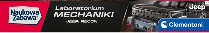 Laboratorium Mechaniki Jeep Recon – model do składania - Clementoni 8+